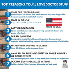 Doctor Stuff - File Folder Labels, Terminal Digit Filing, Consecutive Double Digit Numbers 20-29, Barkley FDDBM Match - BXDM Series Chart Stickers, Yellow, 1" x 1-1/2", 500/Roll