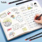 Tebik 45 Pack Planner Colored Pens, 40 Colors Pens with 5 Stencils, Fineliners for Journal Planner Note Calendar Writing Coloring, Drawing, School Office Art Supplies