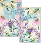Current Wildflower Sanctuary Address Book-94 Pages;Small 5" x 8-1/2" Size for Purse or Office,Spiral Bound Soft Cover Organizer for Contacts,Addresses,Email, & Phone Numbers + 50 Replacement Stickers