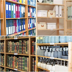 Weysat 250 Pcs Wood Shelf Label Holders Clear Plastic Price Tag 2.4 in L x 1 in H for Bookshelf Shelves, Wood Shelf Sign and Ticket Holder, Clips On to Shelves 3/4" to 1" Thick