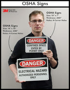 SmartSign-S-9392-AL-14 Warning - Audio & Video Surveillance On Duty At All Times Bilingual Sign By | 10" x 14" Aluminum - Black/Red on White
