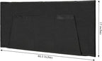 Modern Household Innovations Under Desk Privacy Panel 47 in. Wide Modesty Panel for Desk - 17 in. Tall Desk Skirt for Office Desk with Cable Management Net Perfect for 48 in. Work Station