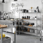 Regal Altair 18" Deep x 54" Wide x 54" Height Wire Shelving Kit | 4-Tier | NSF Commercial Storage Rack Unit