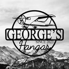 Personalized Metal Airplane Wall Art, Airplane Name Sign, Customized Pilot Name Sign, Airplane Hangar Sign Decor, Aviation Home Office Decor, Large Outdoor Decor, Pilot Gifts, Aircraft Lovers Gift