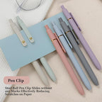 FIOVER Gel Pens, 6pcs Blue Ink Medium Point 0.7mm Smooth Writing Pens with Comfort Grip, Aesthetic Ballpoint for Journaling School Office Supplies, Gifts for Women Men (6PCS Blue Ink)