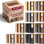 Avana Acoustic Wall Panels Color Samples Pack - Premium Wood Panels for Wall Decor - Interior Sound Proofing and Acoustic Panels
