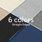 Olanglab Fiberglass Acoustic Wall Panels 4 Pack, 11.8'' x 23.6'' Sound Panels, Fabric Wrapped Sound Proof Panels for Walls (Navy)