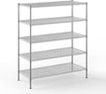 Regal Altair 24" Deep x 54" Wide x 64" Height Wire Shelving Kit | 5-Tier | NSF Commercial Storage Rack Unit