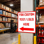Custom Square Outdoor Signs - 10 * 10 inches - UV-resistant, for parks、 community areas、supermarket