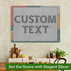 Custom Sign, Custom Street Sign, 11 Font Colors, 13 Font Styles, 4 Hole Options, 22 Sizes, 36x48 Inches, Rust Free DiBound, Fade Resistant, Made in USA by My Sign Center (Fauxsaic 2)