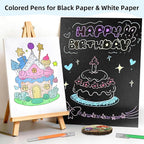 LIULIUCAI Gel Pens for Adult Coloring Book, 100 Colors Large Capacity Metallic Glitter Gel Pens with Case, 1.0 mm Bullet Tip Smooth Writing, Artist Colored Gel Ink Pen for Coloring Drawing Journaling