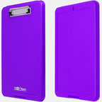 Think2Master [3 Pack] Purple Plastic Storage Clipboard. | 25% Heavier & Sturdier| Heavy Duty and Won’t Flex Like Other Brands (Compare The Weight). Storage Compartment Holds 150 Letter Sized Paper.
