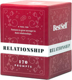 BestSelf Relationship Deck 170 Discussion Prompts Conversations Starter Couples Games - Perfect Couples Card Games for Adults, Romantic Gifts