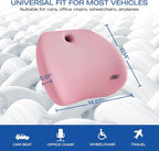 Skechers Lumbar Support Pillow for Office Chair,Memory Foam Lumbar Pillow,Lower Back Pain Relief Lumbar Pillow,Ergonomic Design Back Support Pillow for Office Chair,Car,Home,Travel,Pink