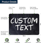 Custom Sign, Custom Street Sign, 11 Font Colors, 13 Font Styles, 4 Hole Options, 22 Sizes, 7x10 Inches, Rust Free DiBound, Fade Resistant, Made in USA by My Sign Center (Chalkboard Black)