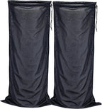 Wood Chipper Shredder Bag - Extra Large 24" x 48" Leaf Mulcher Shredder Collection Bag for Troy Bilt Wood Slicer Splitter Chipper Lawn Machine Universal Parts -2 Packs