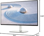 Dell S2725DS Monitor - 27 Inch, QHD (2560x1440) Display, 100Hz refresh rate, 1500:1 contrast ratio, TÜV Rheinland Eye comfort 4 Star,Integrated 2x5W speaker, Height/Tilt/Swivel/Pivot- Ash White color