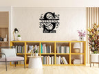 Personalized Metal Sign, Family Name Sign, Split Letter Monogram Sign, Established Family Signs, Metal Name Sign, Monogram Wall Decor, Personalized Signs
