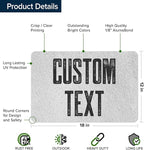 Custom Sign, Custom Street Sign, 11 Font Colors, 13 Font Styles, 4 Hole Options, 22 Sizes, 12x18 Inches, Rust Free DiBound, Fade Resistant, Made in USA by My Sign Center (Concrete)