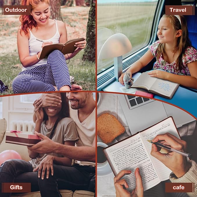 2025 Leather Vintage Journal Notebook,300 Pages,Leather Softcover Lined Journal Notebooks for Women Men,Notebook Journals for Writing Travel,Business,Office,8.5'' X 11.3''