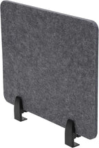 4pcs Privacy Panels,Standing Desk Divider,Desktop Office Furniture Partitions Stand Up Desk Privacy Panel, Clamp-On Acoustic Desk Divider Mounted Privacy Panel, 20.9" x 16" (Dark Grey)