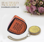 Trust in The Lord With All Your Heart - Proverbs 3:5-6 Quote Engraved Compass With Wooden Box, Greeting Card, Gift Compass, Graduation Day Gifts 2024 for Women Men Boys Girls