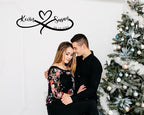 Personalized Valentine's Day Gifts, Personalized Infinity Metal Sign, Custom Metal Infinity Sign with Names, Custom Infinity Sign, Infinity Heart Metal Wall Decor, Infinity Sign Wall Decor