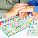 Geyoga 12 Pcs Nonverbal Communication Board, 16.73 x 11.22'' Patient Picture Symbol Communication Cards for Adults