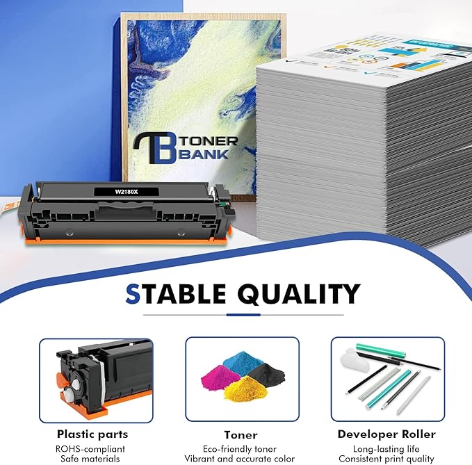 218X 218A Toner Cartridges 4 Pack High Yield with Chip 3201dw 3301fdw Compatible Replacement for HP 218X 218A Color Laserjet Pro MFP 3301cdw 3301sdw Printer Ink Set W2180X (Black Cyan Yellow Magenta)