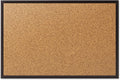 Quartet Cork Board, Bulletin Board, 2' x 1.5' Corkboard, Black Frame (2301B)
