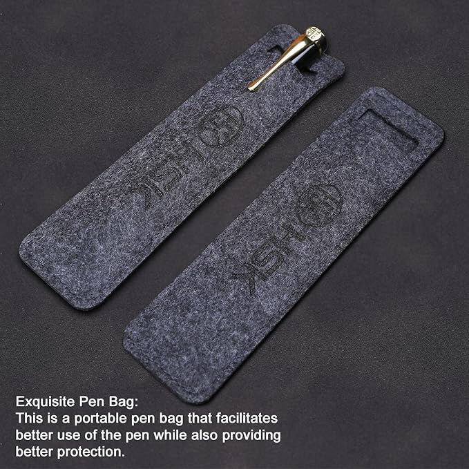 HSK Luxury gift Pen Ballpoint Pens Black Refill,Classical retro style pen,Best Ball Pen Gift Set for Men & Women Professional Executive,Office,Nice Pens Classy Gift Box (Red)