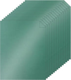 Silunkia 100 Sheets Christmas Green Shimmer Cardstock 8.5 x 11 Craft Paper, 75lb Premium Paper Card Stock for DIY Card Making, Greeting Cards, Invitations, Birthday Decorations