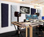 Tönnen Sublime Acoustic Panel | Professional Sound Absorbing Panel | Decorative Soundproof Panel | Acoustic Wall Panel (38x15x2 in - 1 piece - Gray)