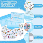Ireer 1 Set First Then Visual Schedule for Kids 66 Communication Cards Autism Learning Materials for Special Education Classroom or at Home Kids Activity