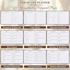 Lanpn Sorry, It's Your Problem Now, Because I'm Dead Journal, End of Life Planner Death Organizer with Tabs, When I Die Planner for Senior, Final Wishes & Financial Estate Planning Book