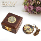 For I Know The Plans I Have For You, Jeremiah 29:11, Solid Brass Directional Engraved Compass, Baptism Gifts for Boys Girls, First Communion, Christian Gifts for Men, First Confirmation Gifts for Boys