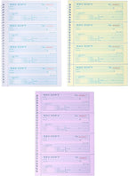 2Pcs,Money Rent Receipt Book,7.9x11.22 Inches,Receipt Book with Carbon Copies,3 Part Carbonless,Cash Receipt Book,100 Sets per Book
