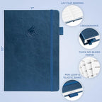 Clever Fox Planner Large – Undated Weekly & Monthly Planner for Productivity, Time Management & Goals – Organizer Journal – 7x10” (Dark Blue)