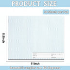 2 Pack 100 Sheets 8.5" x 11" Isometric Graph Paper Pad Landscape for 3D Designs Architecture Landscaping Engineering Drafting (Landscape)