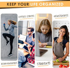 MAKELLO Dry Erase Calendar for Wall 24" x 18", Whiteboard Calendard with Cork Board for Office, Home, School, Family, Kitchen and Bedroom