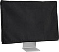 kwmobile Dust Cover for 27-28" Monitor - Linen Monitor Display Protector - Protect Your Computer Screen - Black