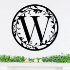 Personalized Metal Name Signs, Split Letter Monogram Wall Decor, Custom Last Name Sign, Family Name Sign for Outdoor, Personalized Wedding Gift, Garden Decor, Metal Wall Art, Housewarming Gift (MonogramDesign_9)