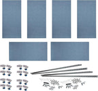 ATS Acoustics Home Office Residential Acoustic Treatment Room Kit Sound Absorbing Acoustic Panel 6 Pack for 50-100 Sq Ft (Light Blue)