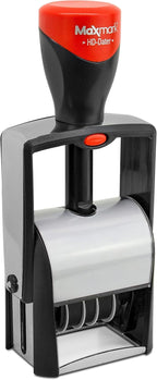 MaxMark Heavy Duty Self Inking Date Stamp with Phrase Posted - Black Ink