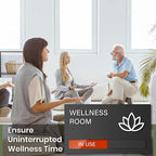 Wellness Room Sign, Do Not Disturb Office Door Signs, Available In Use Sign, Privacy Slide Door Signs Tell Whether Wellness Room Vacant or Occupied