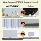 Acoustic Panels,10 Pack Sound Panels,48"x24"x0.4" Soundproof Wall Panels,High-Density Large Acoustic Panels,Decorative Sound Dampening Panels,Light Camel