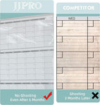 Large Dry Erase Wall Calendar - 60“ x 38" Undated Blank Yearly Planner - Giant Whiteboard 12 Month Poster - Premium Laminated Calendar for Classroom, Office, Project & Family Schedule