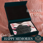 Personalized Gifts, Custom Quote Block Letter Board,Crystal-Clear Acrylic With Gift Box,17 Styles, Holiday and Christmas Gift for Mom, Dad, Girlfriend, Him or Her, Husband, Wife (5"x7, Pink Petals)