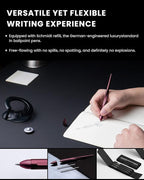 novium Hoverpen Interstellar - Unisex Ballpoint Pen, Mars Magma, 23.5 Degree Angle, Premium Design, Smooth Writing, No Spills