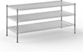 Regal Altair 24" Deep x 60" Wide x 27" Height Wire Shelving Kit | 3-Tier | NSF Commercial Storage Rack Unit